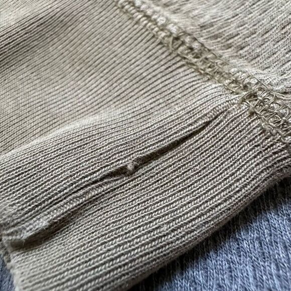 Bleu Green/Grey Long Sleeve Polo Shirt Mens Size XL Preppy Style Vintage 2000s - Picture 3 of 12